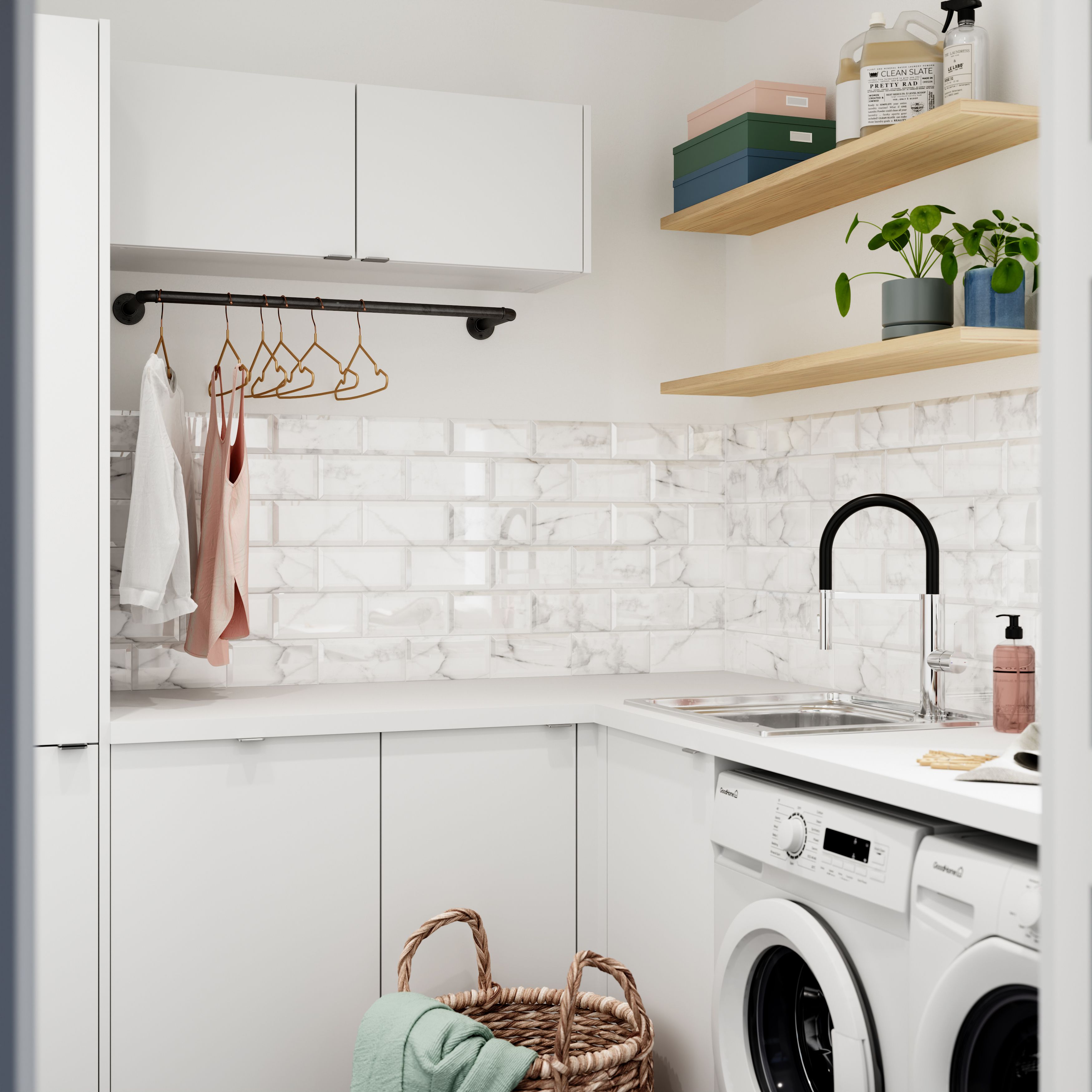 Trentie White Ceramic Wall Tile
