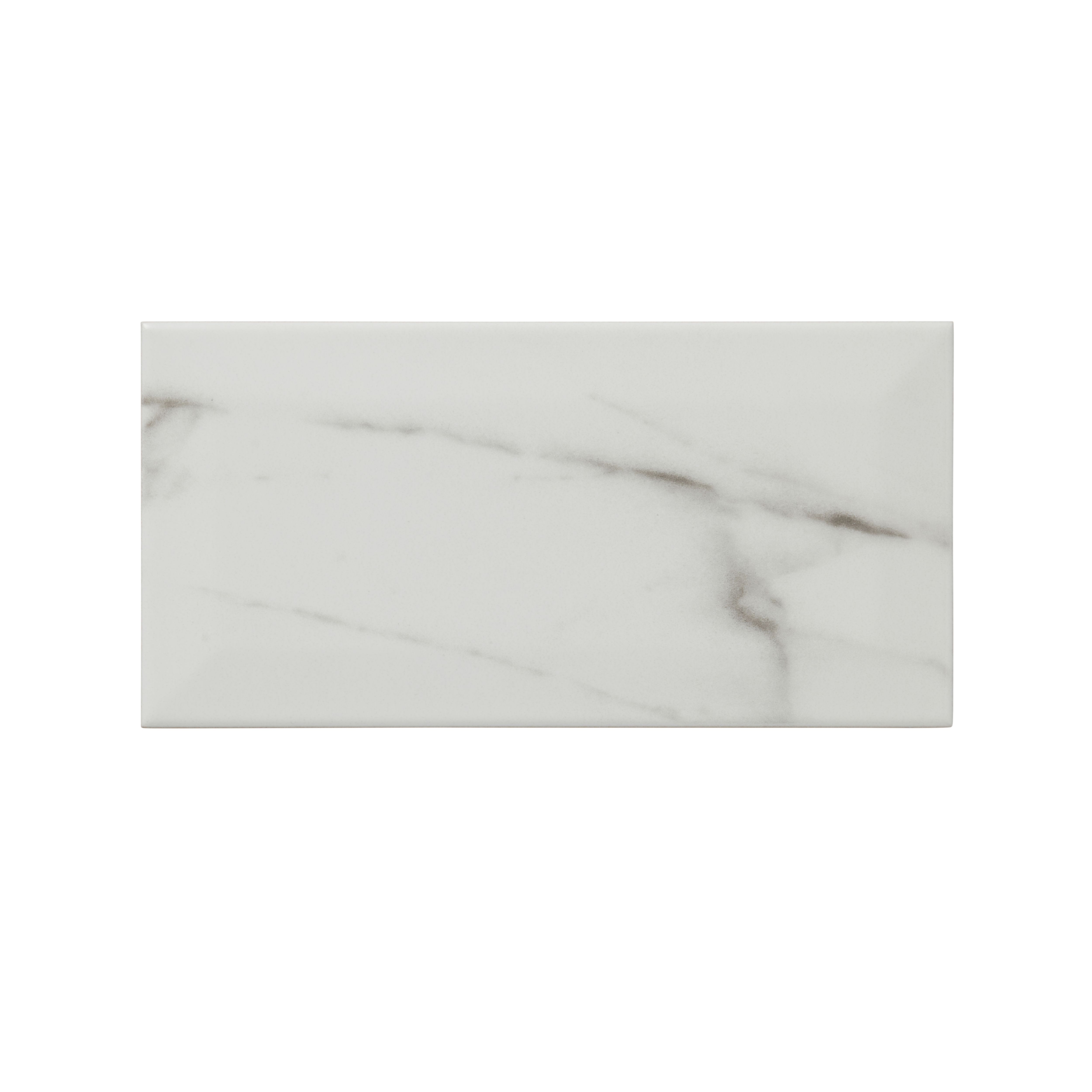 Trentie White Ceramic Wall Tile