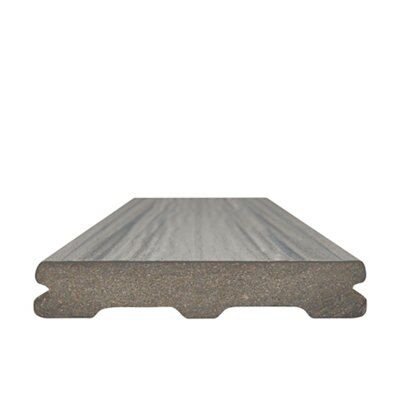 Trex® Chateau grey Composite Deck board (L)2.4m (W)140mm (T)24mm | DIY ...