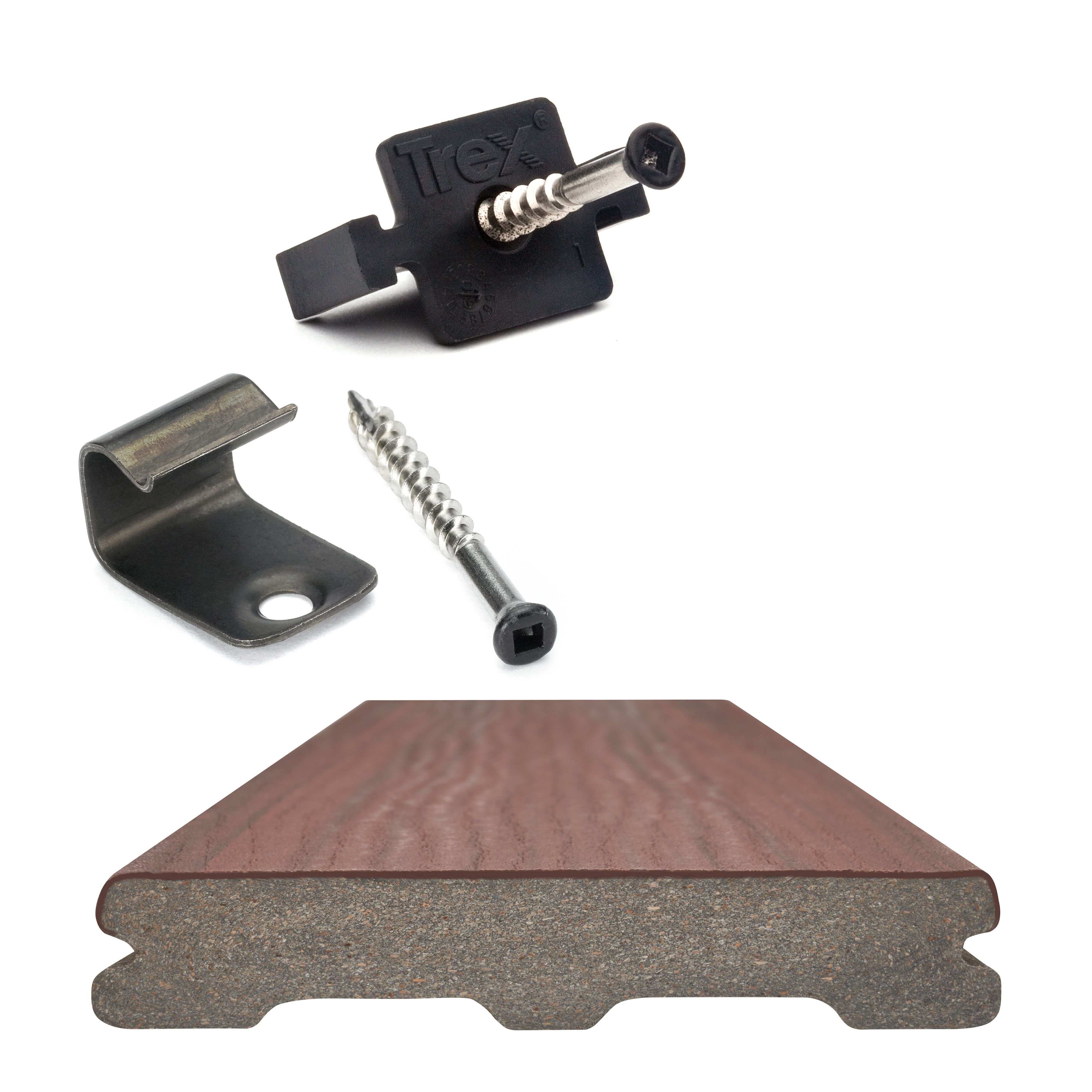 Trex® Moroccan red Composite Deck board (L)2.4m (W)140mm (T)24mm, Pack of 4