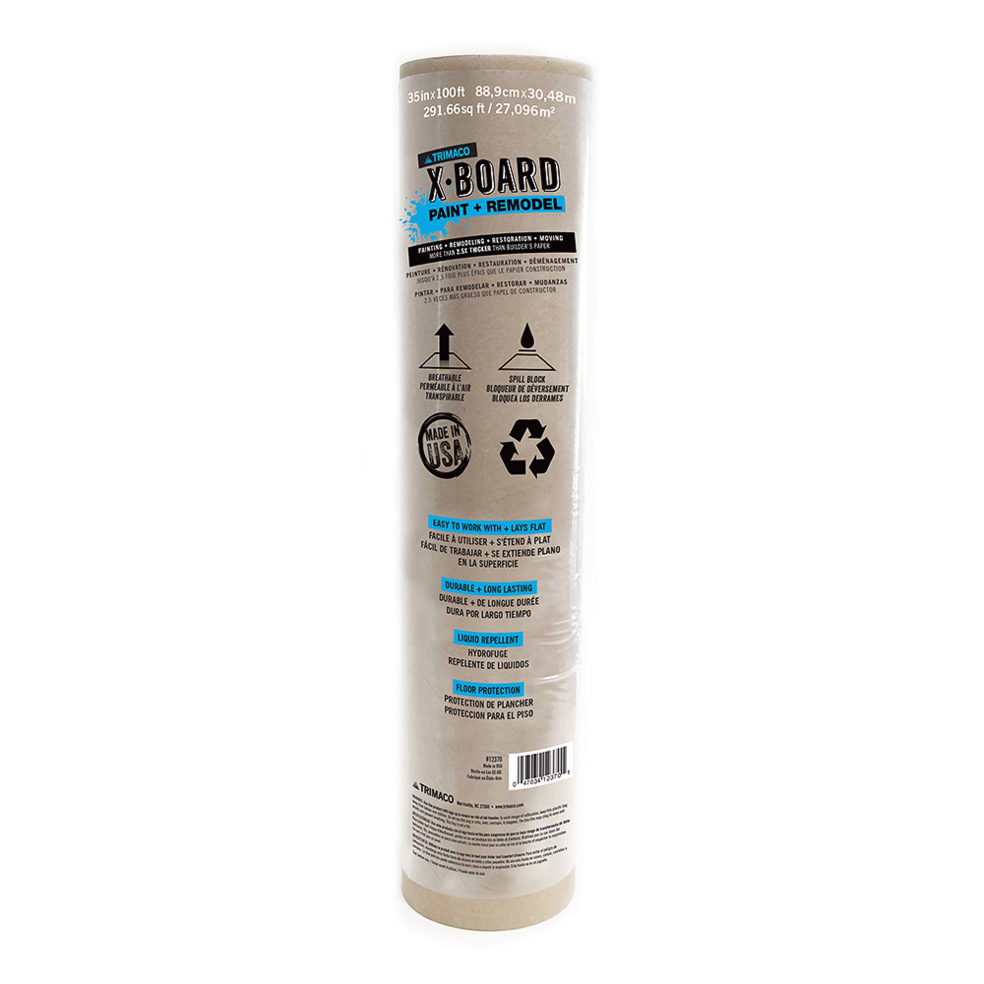 Trimaco Reusable Surface protection, (L)30.48m x (W)0.89m