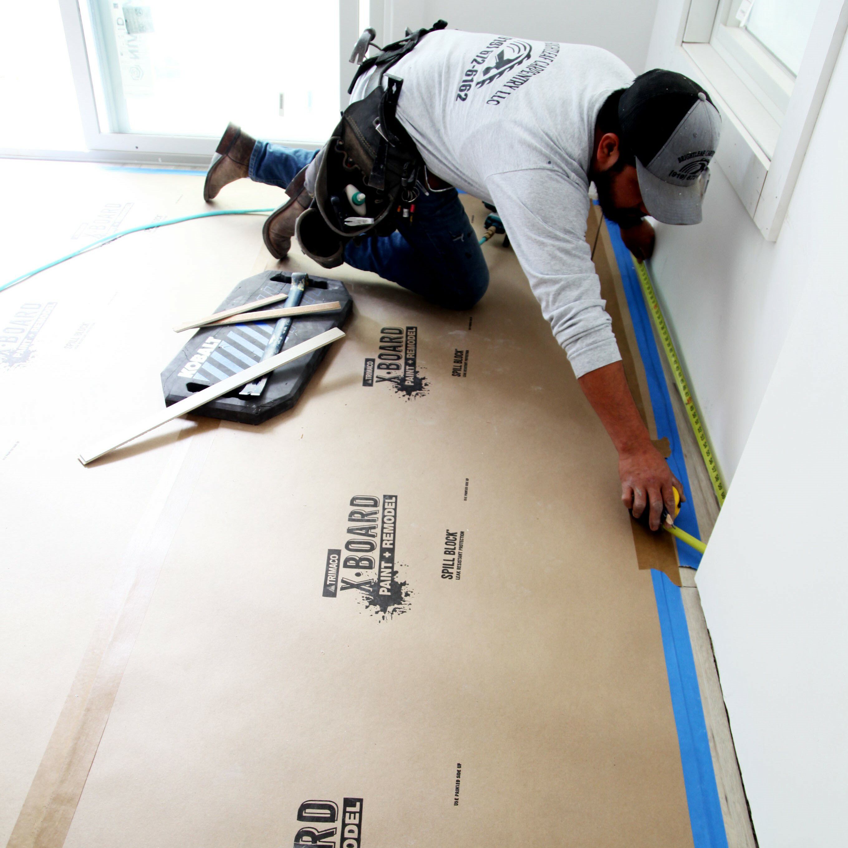 Trimaco Reusable Surface protection, (L)30.48m x (W)0.89m