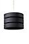 Trio Black Pendant Light shade (D)35cm