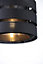 Trio Black Pendant Light shade (D)35cm