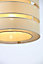Trio Cream Pendant Light shade (D)35cm