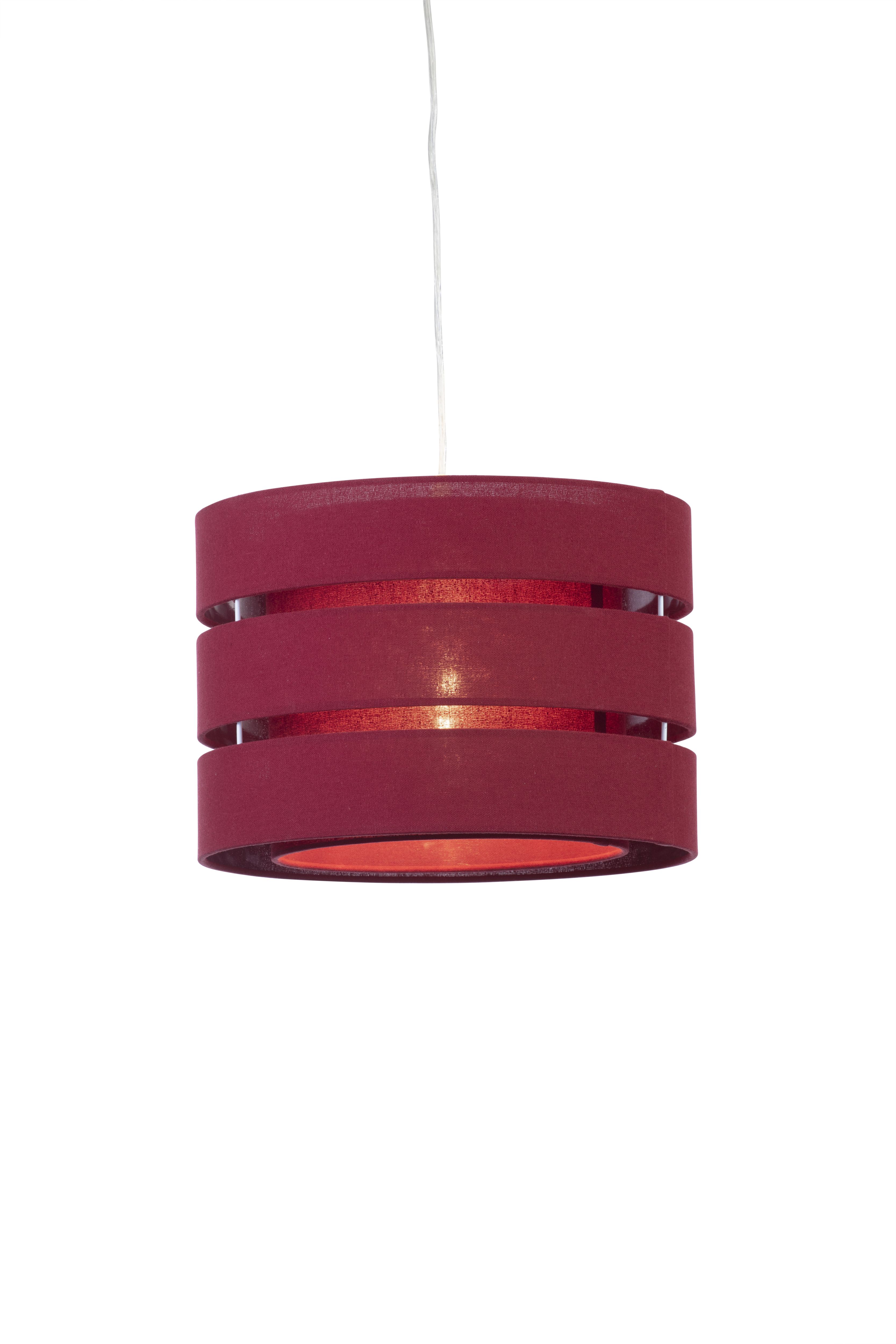 Trio Crimson red Pendant Light shade (D)35cm