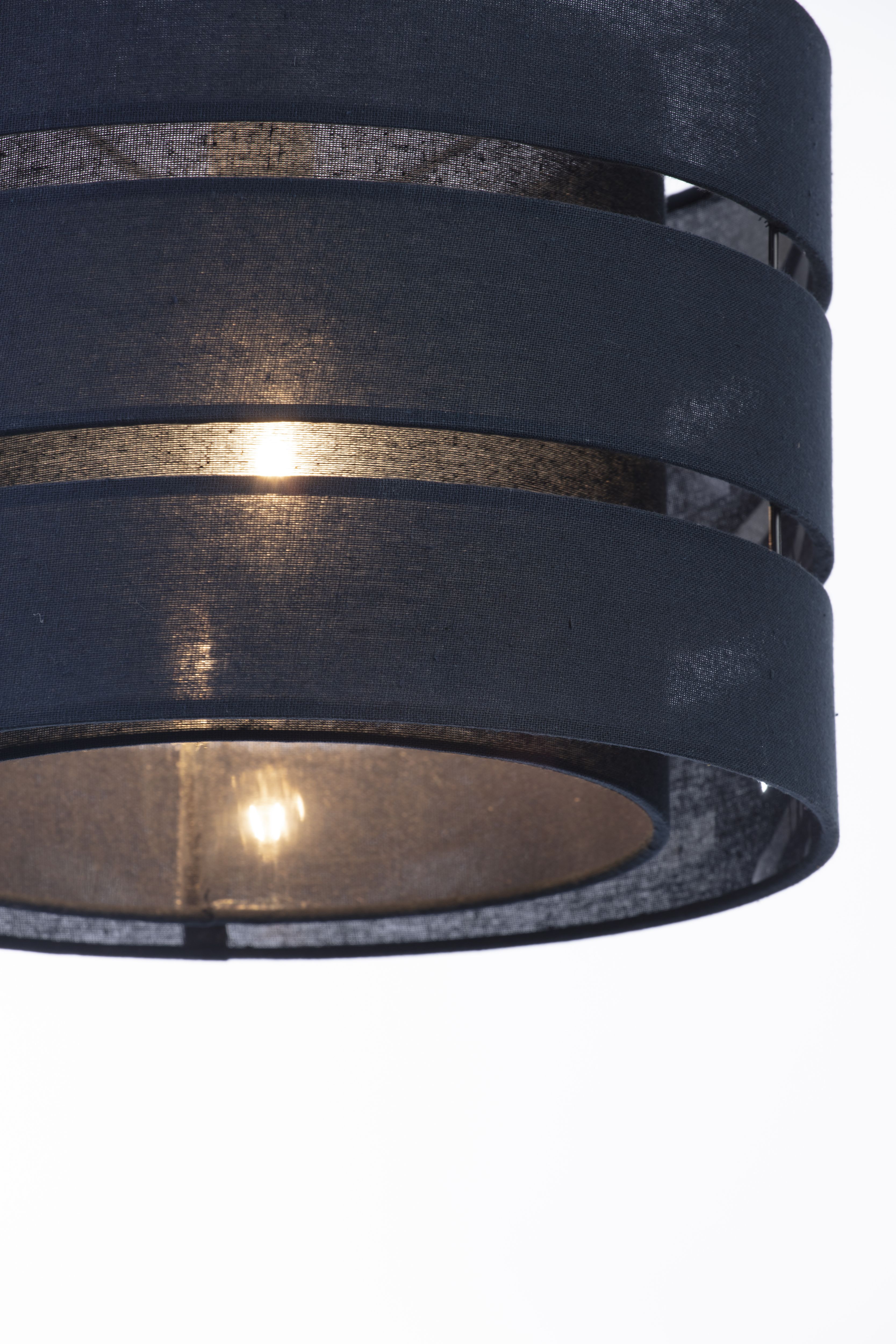Trio Midnight blue Pendant Cylinder Light shade (D)28cm