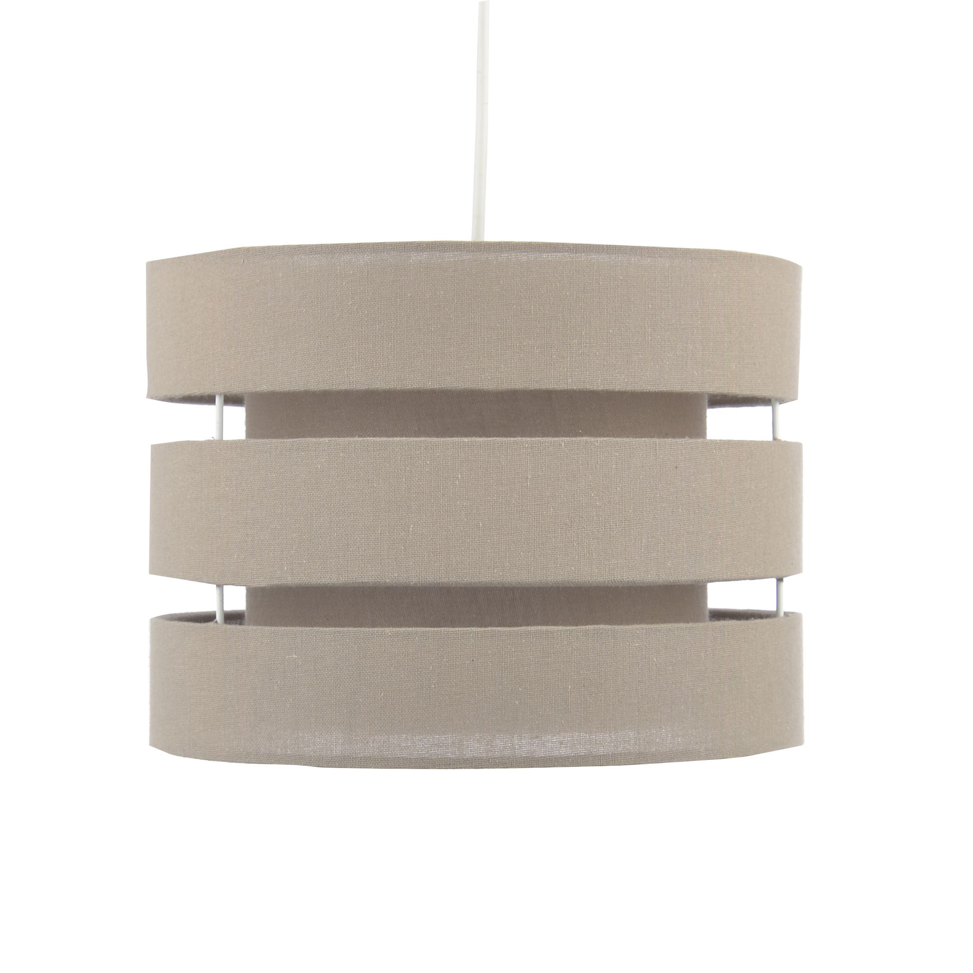 Trio Taupe Pendant Light shade (D)28cm