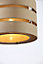Trio Taupe Pendant Light shade (D)28cm