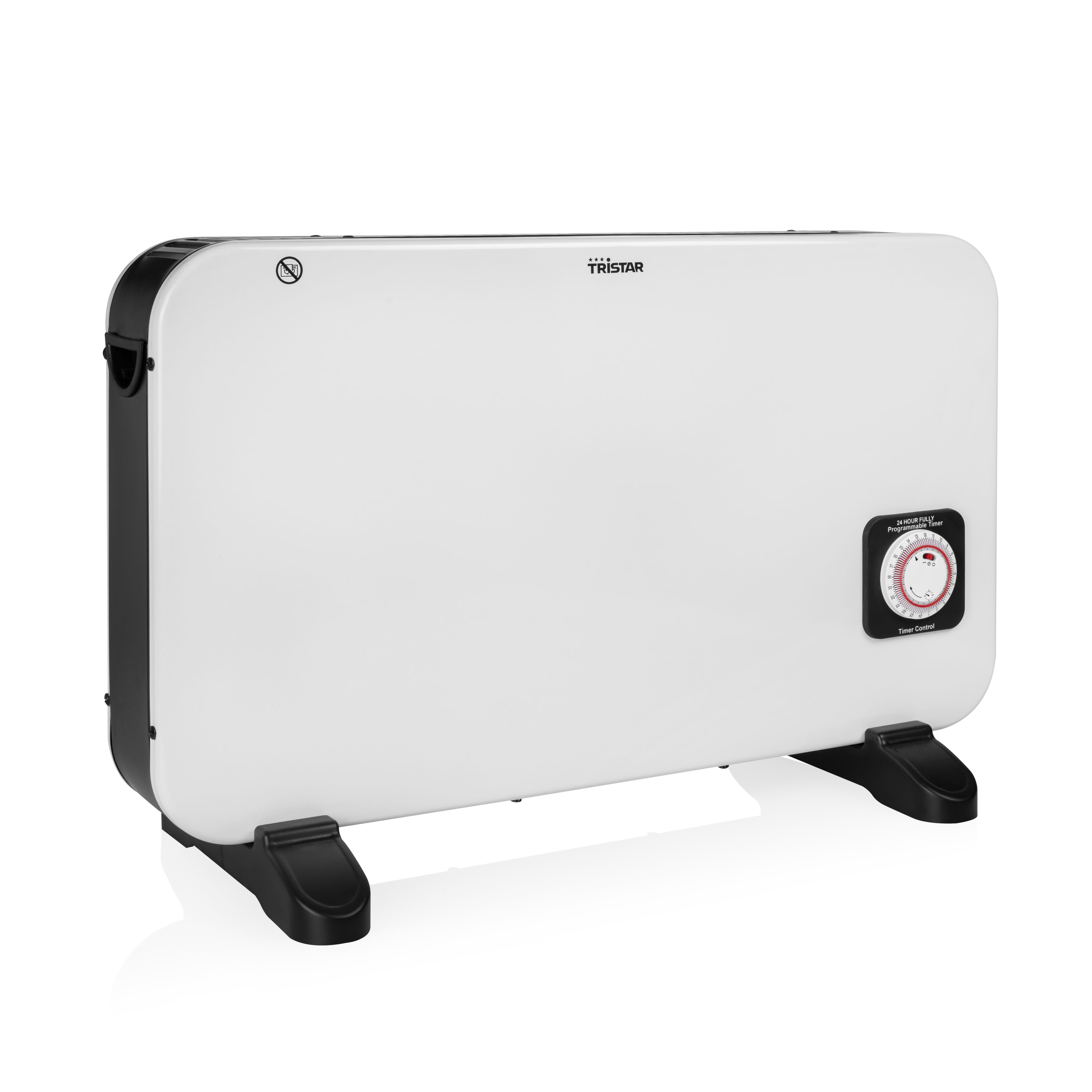 Tristar 2000W White Convector heater With timer function
