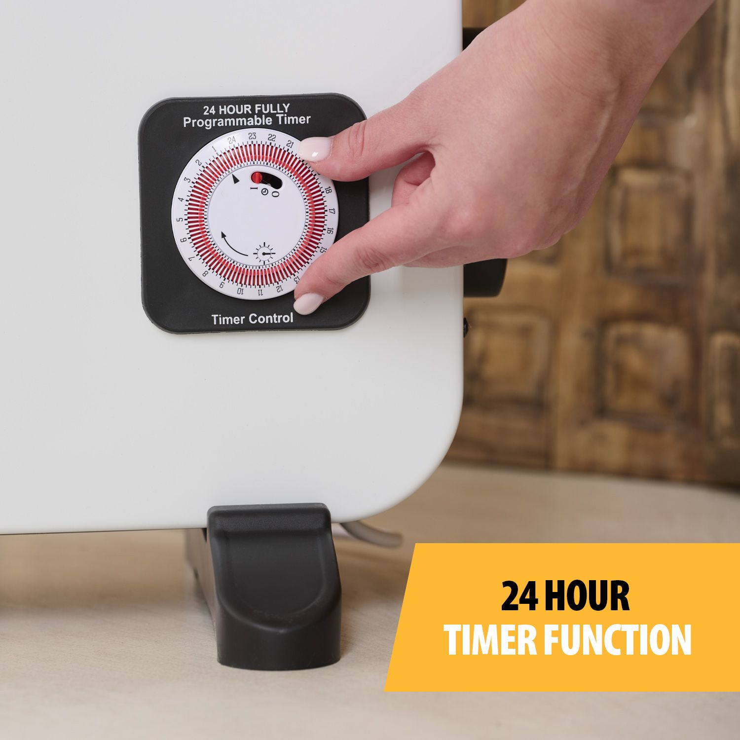 Tristar 2000W White Convector heater With timer function