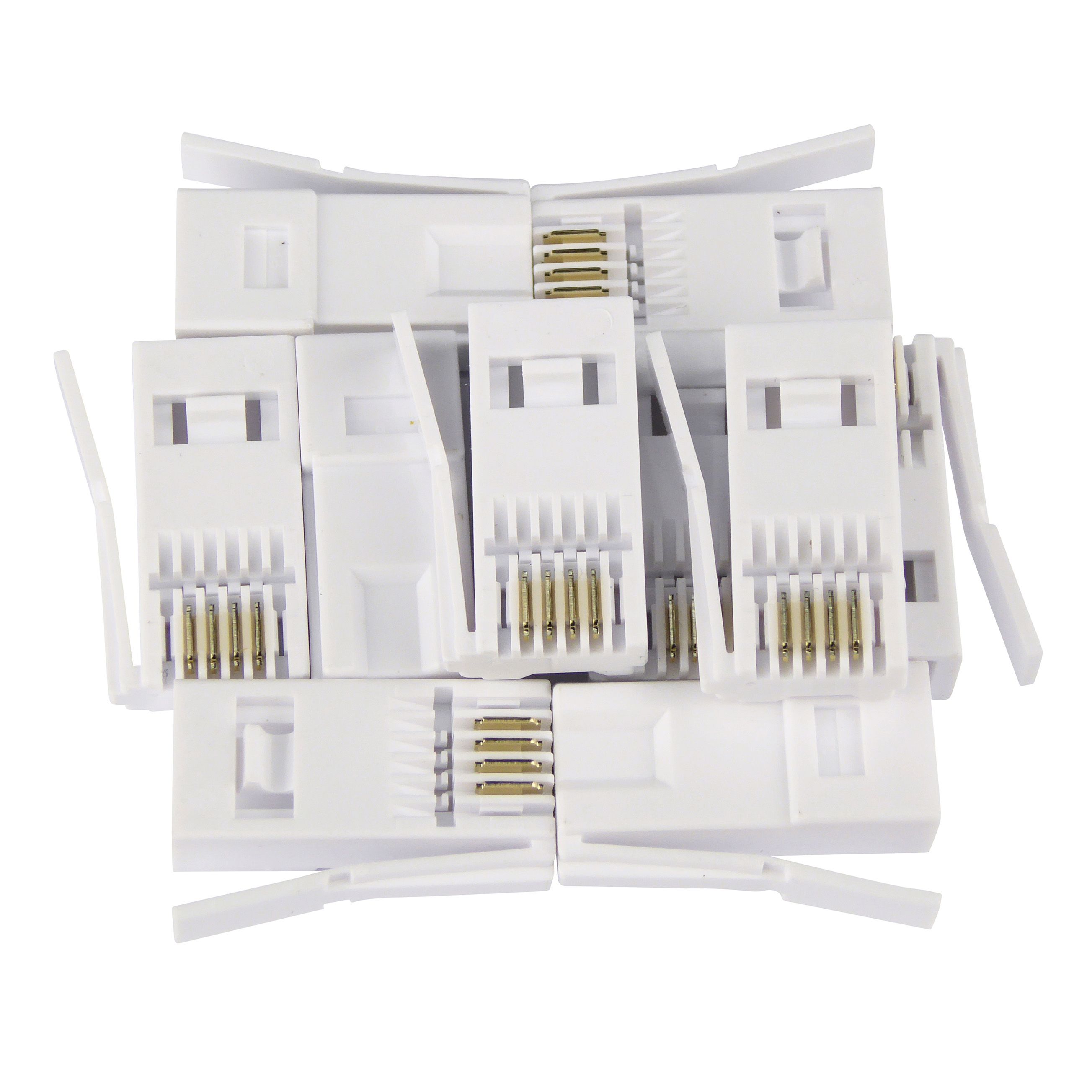 5 Connettori Da Crimpare Rj45 Per Linea Ethernet - Foto 7