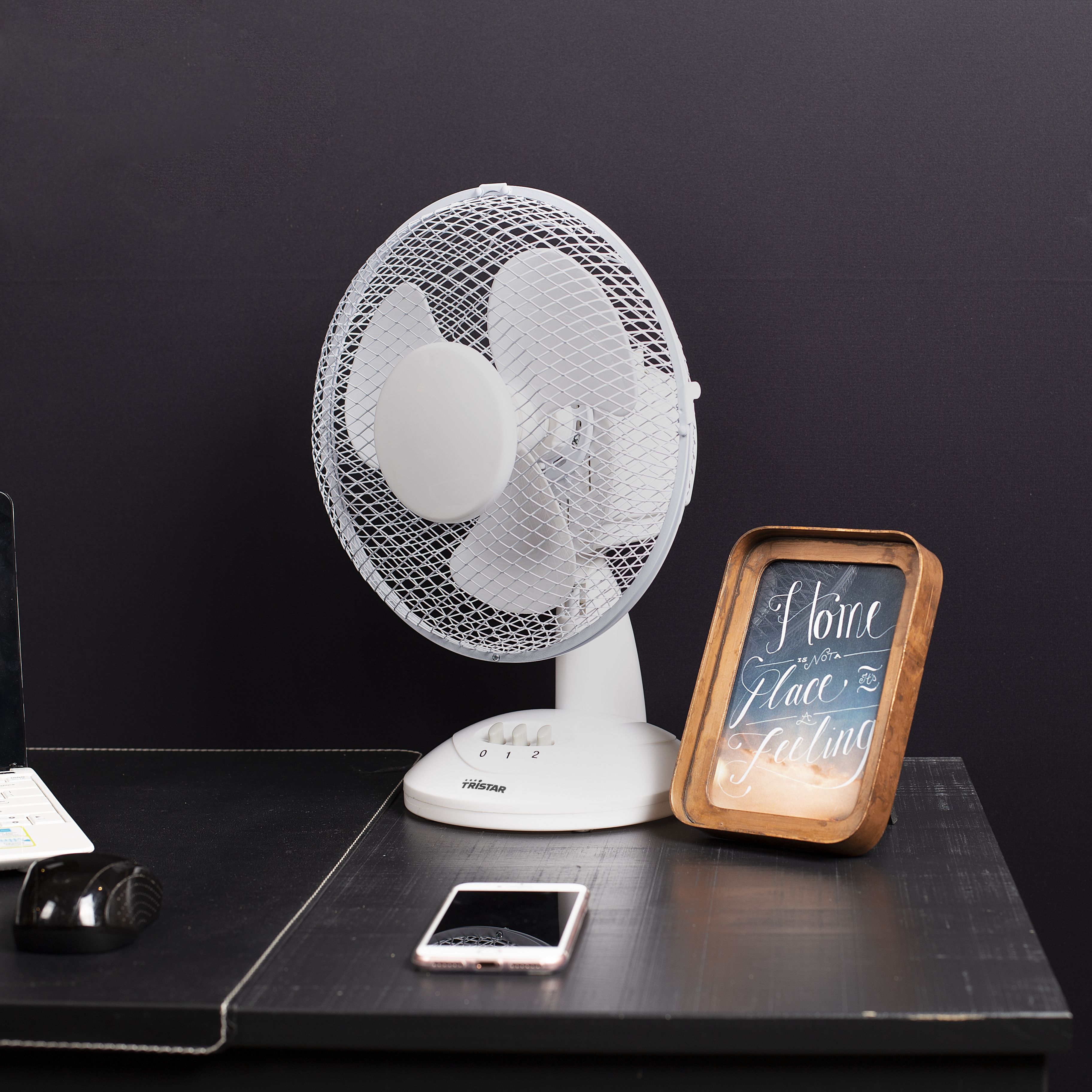 Tristar Cool White 9" 30W Desk fan