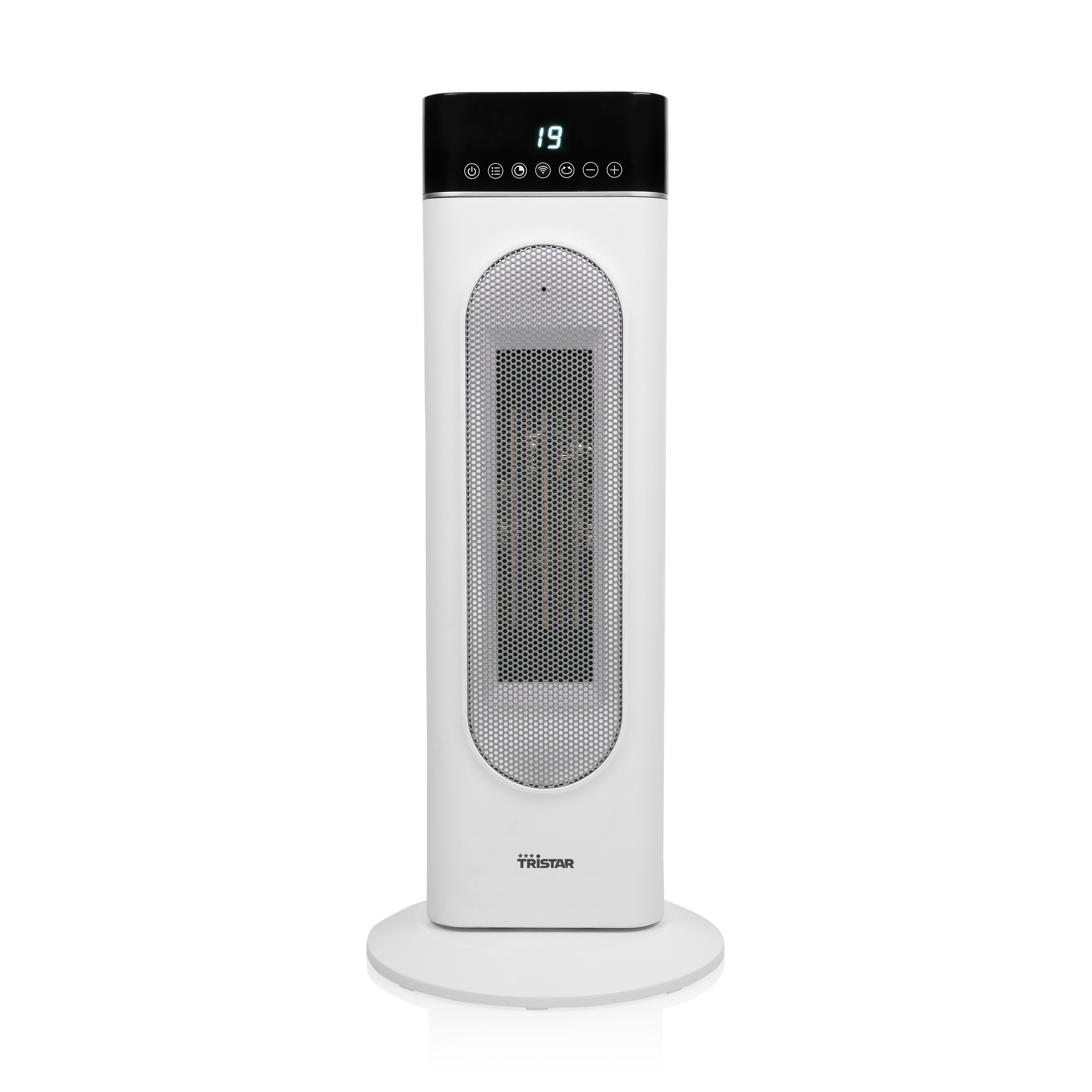Tristar Heaters 2000W White Freestanding Smart Ceramic Digital Fan heater