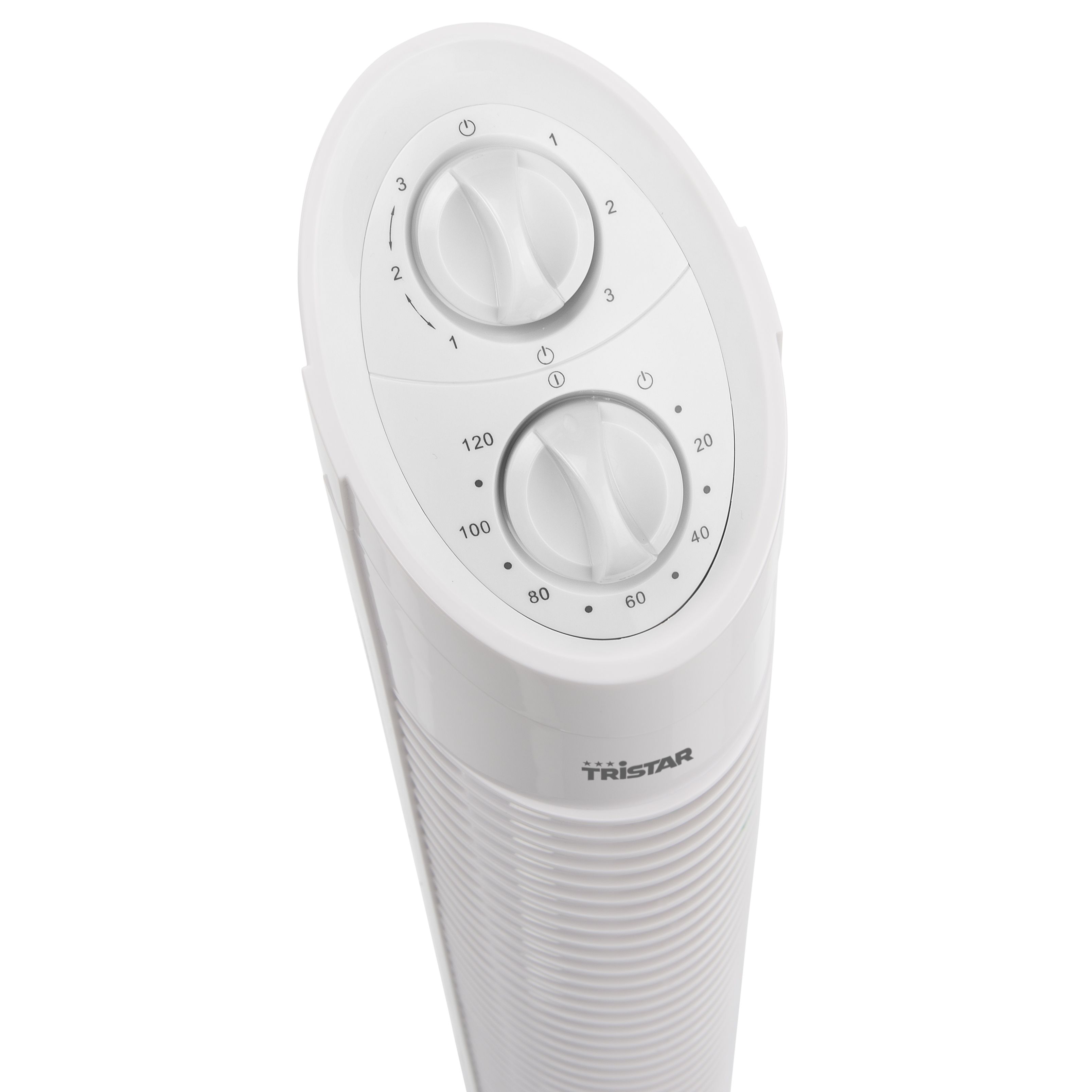 Tristar White 3-speed 220-240V Tower fan