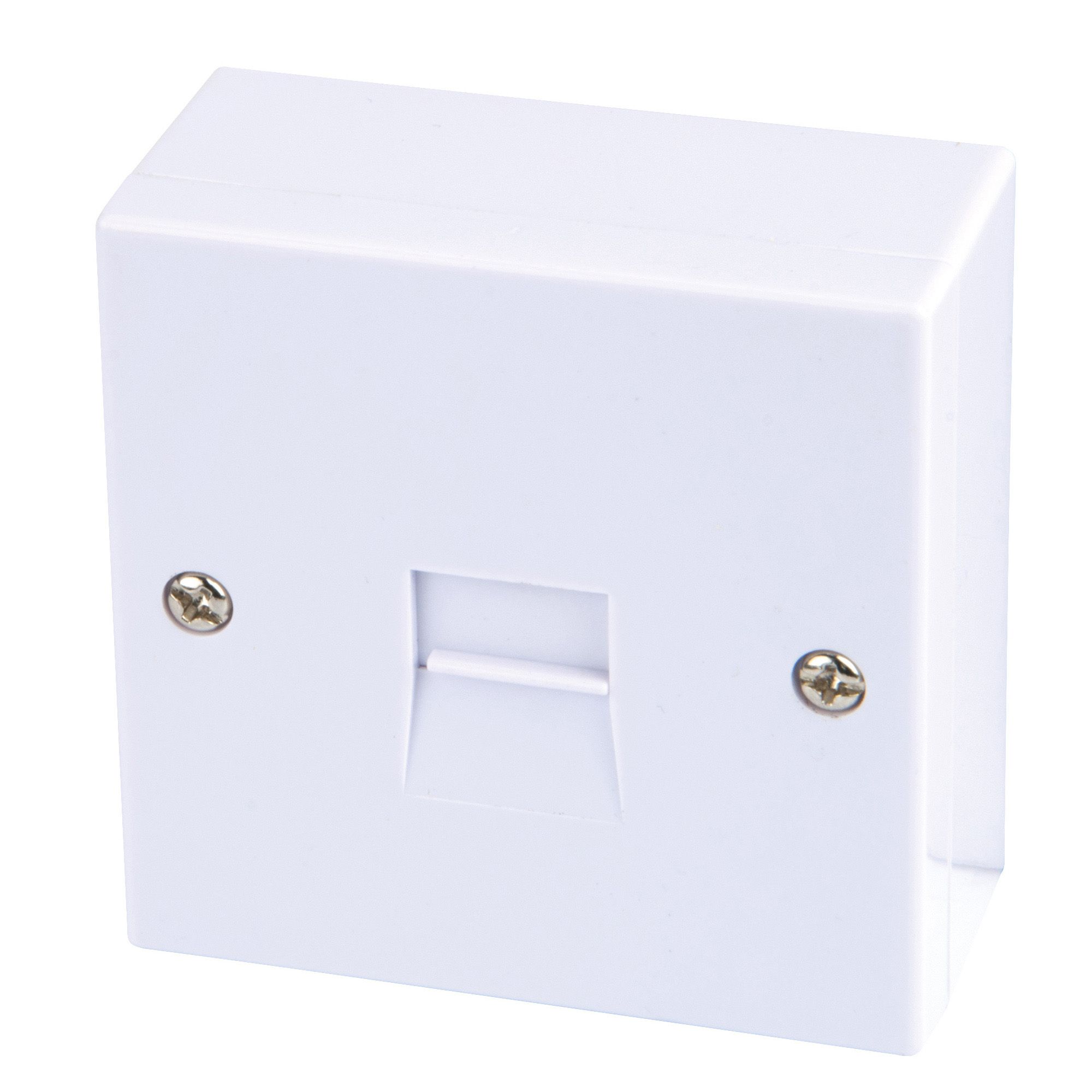 Tristar White Telephone socket