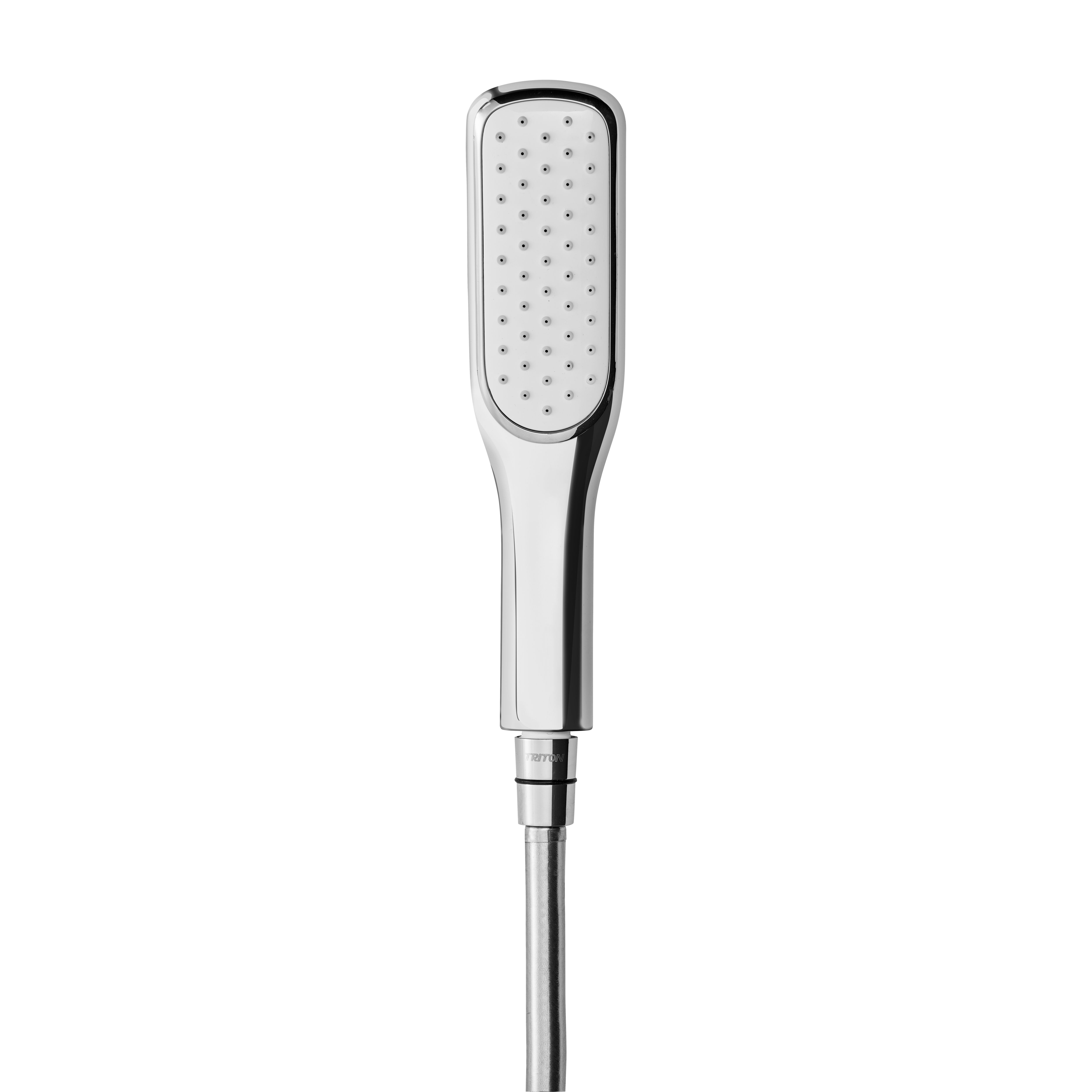 Triton Chrome effect Rear fed Thermostatic Mixer Shower with 2 Shower heads