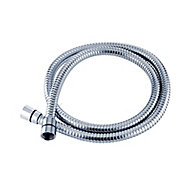 Triton Chrome effect Stainless steel Shower hose, (L)1.25m