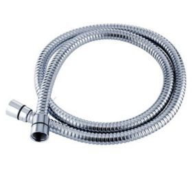 Triton Chrome effect Stainless steel Shower hose, (L)2m