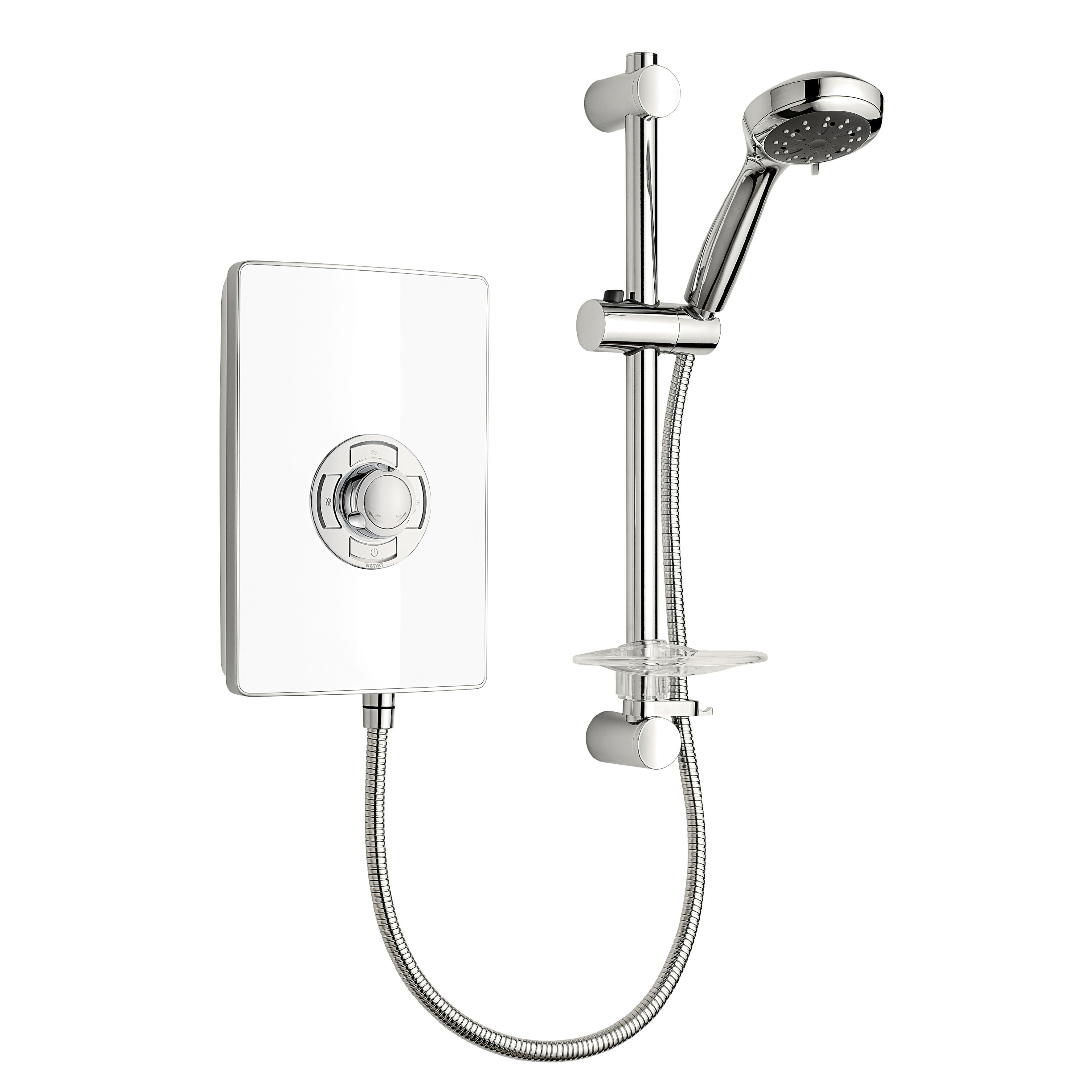 Triton Collections White Electric Shower 9 5 Kw Diy At B Q