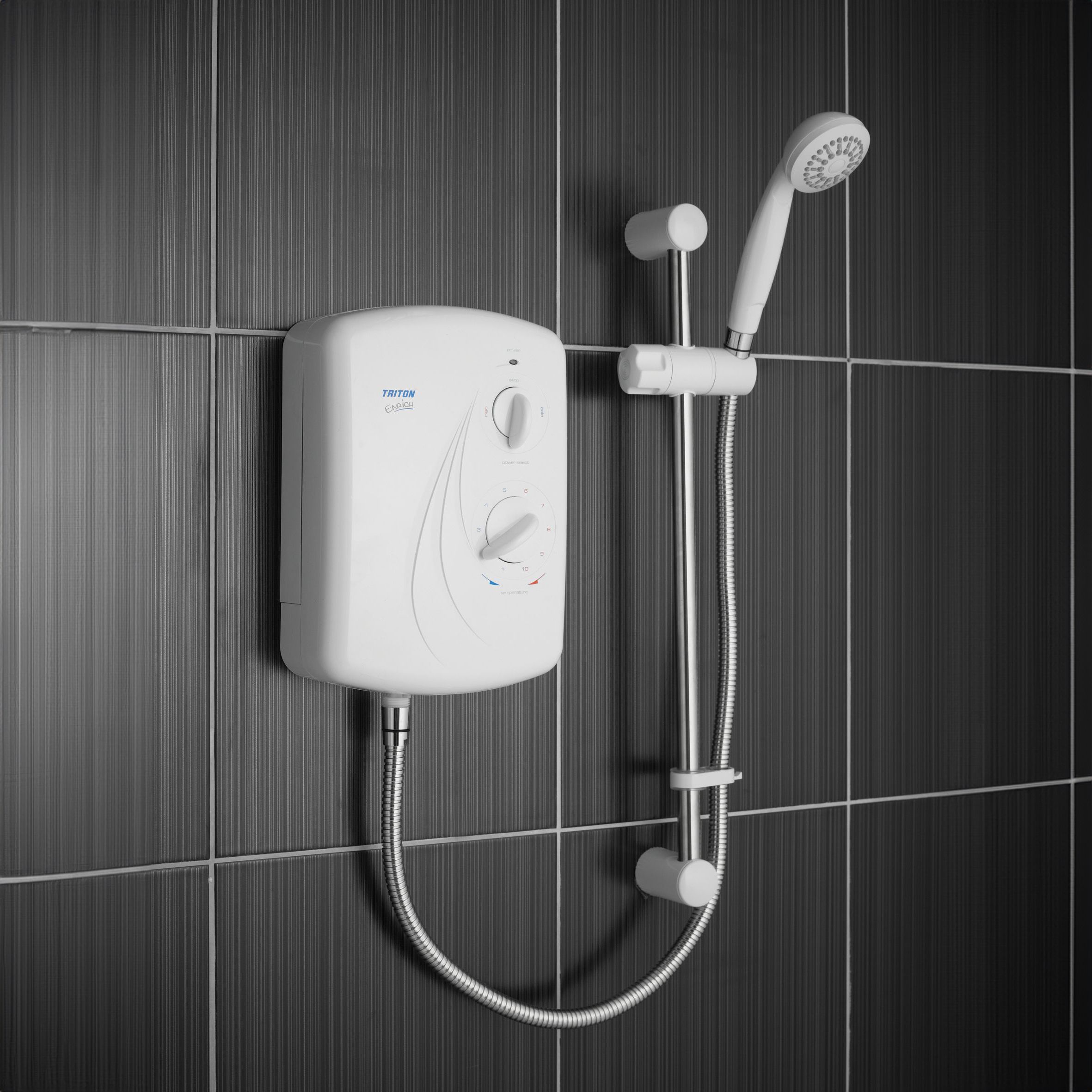Triton Enrich White Electric Shower 8.5kW