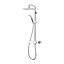 Triton Gloss Chrome effect Rear fed Thermostatic Mixer Shower