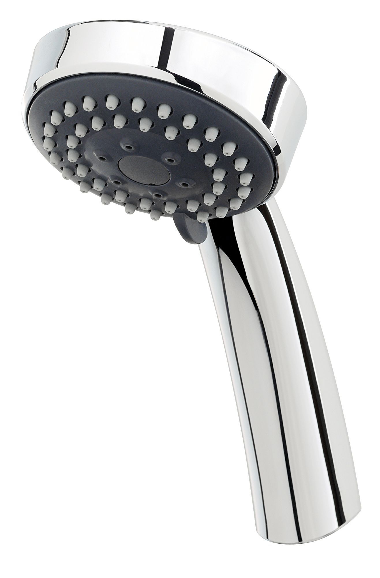 Triton Lara Chrome effect 3-spray pattern Shower head, 230mm