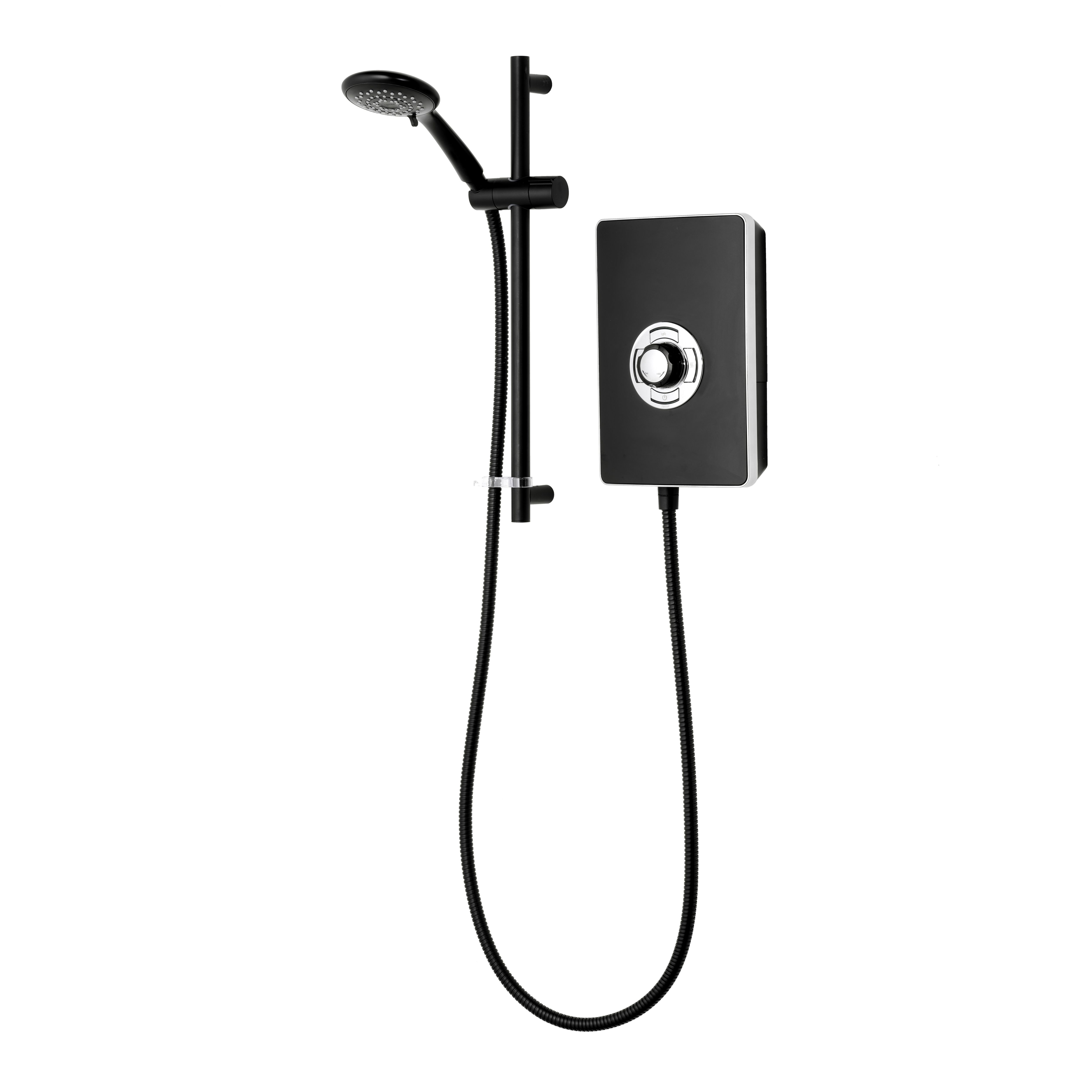 Triton Matt Black Manual Electric Shower, 8.5kW