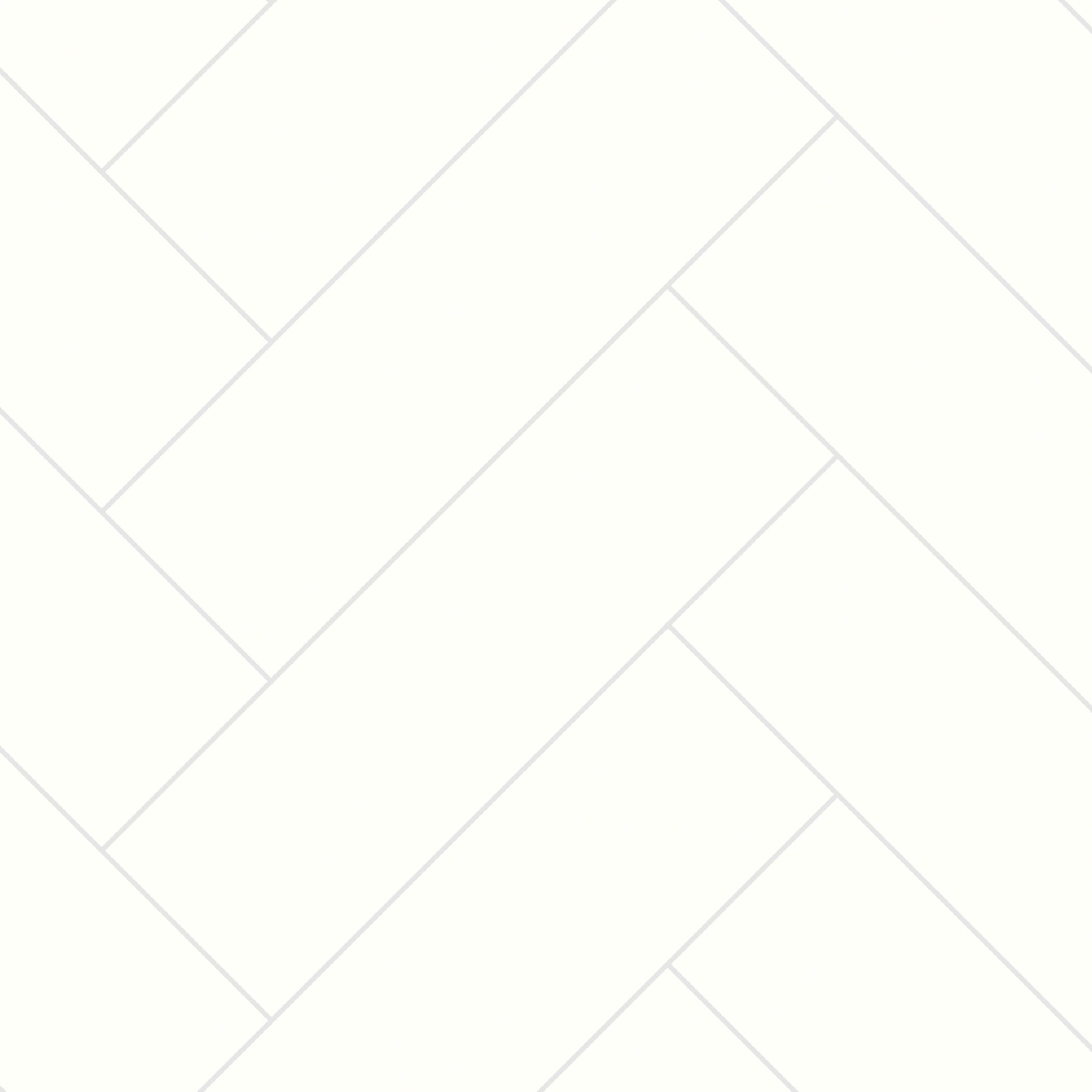 Triton MDF Tongue & groove Bathroom & wet room Decorative panel (H)2400mm (W)598mm - Matt Pearl white Herringbone