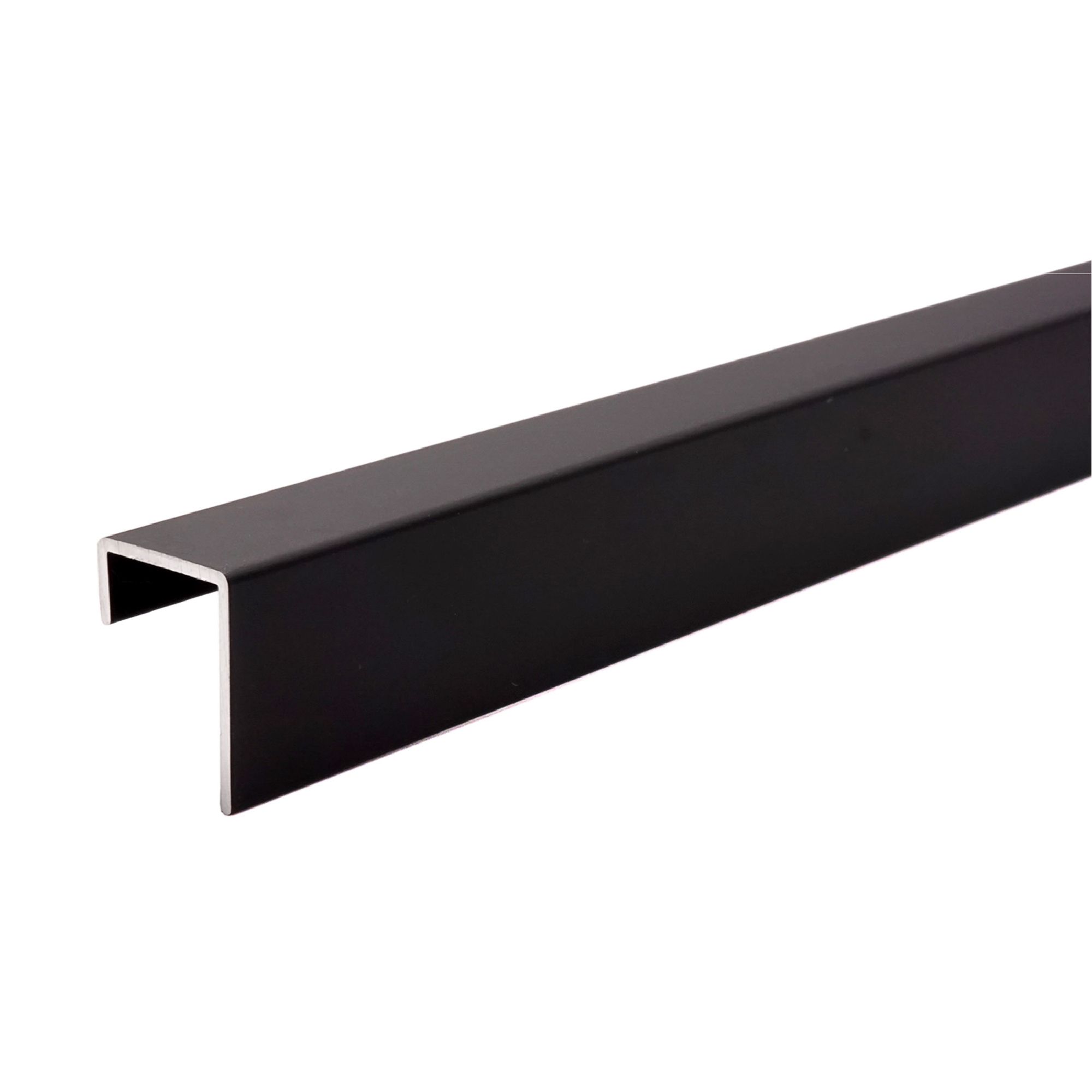 Triton Panel end cap (W)11mm (T)11mm - Matt Black
