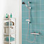 Triton Pirlo Dual control Chrome effect Exposed Thermostatic Shower mixer