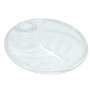 Triton Shower accessories Clear Soap dish (D)40mm (W)47mm