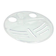 Triton Shower accessories Clear Soap dish (D)40mm (W)49mm