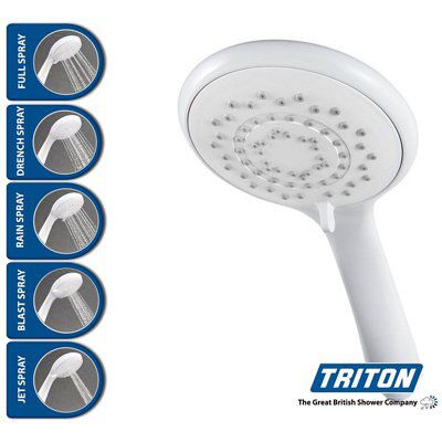 Triton T300SI White Electric Shower, 8.5kW