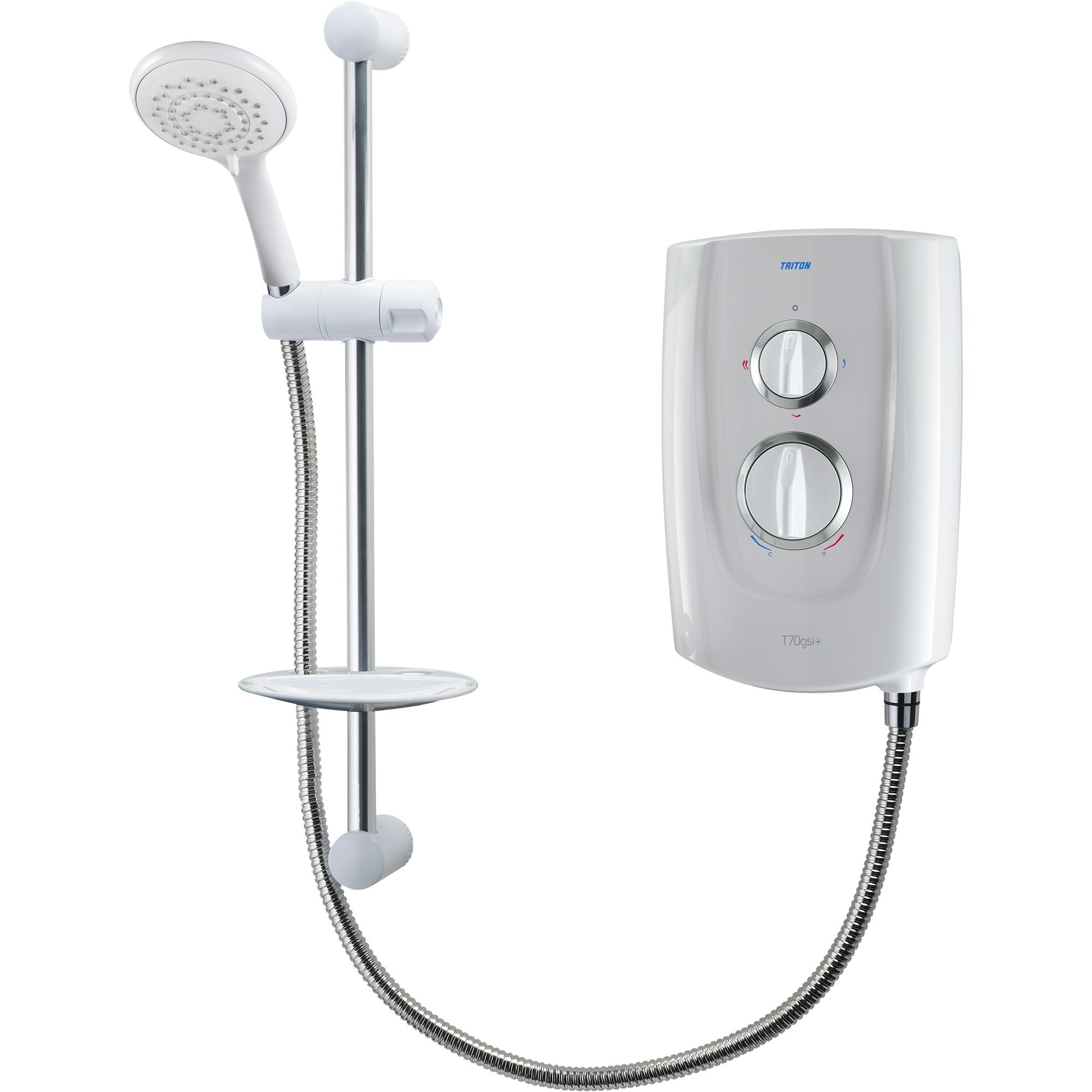 Triton T70GSI+ White Electric Shower, 9.5kW