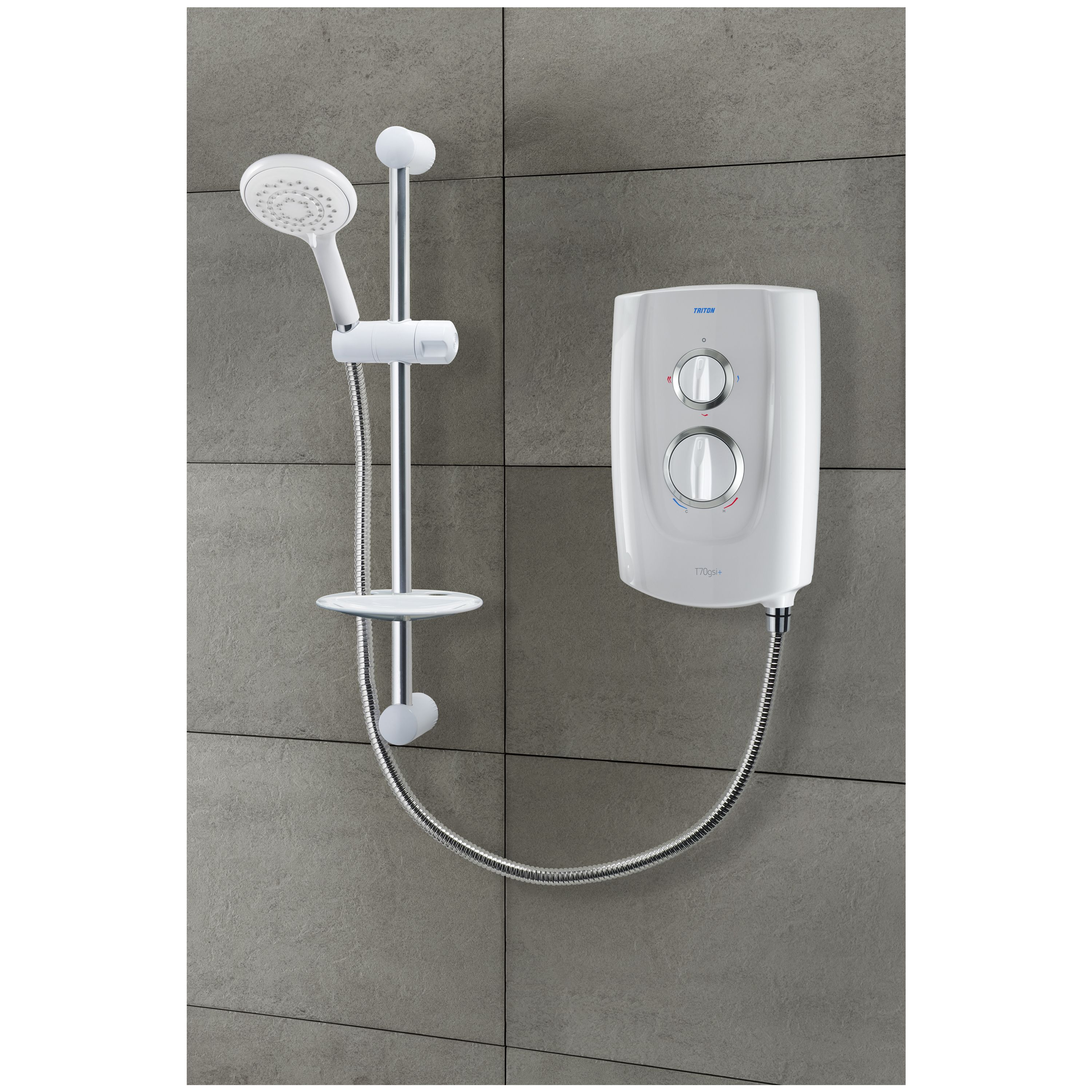 Triton T70GSI+ White Electric Shower, 9.5kW