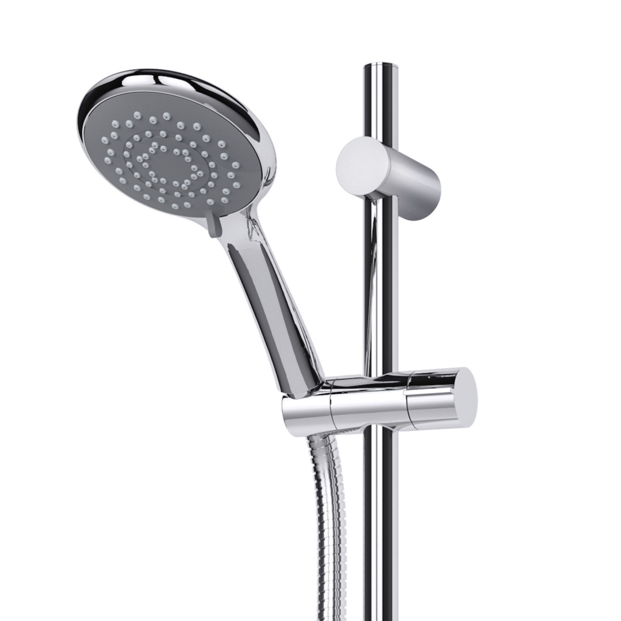 Triton T80 Easi-Fit Chrome effect Wall-mounted Shower kit with 1 shower heads - 3