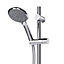 Triton T80 Easi-Fit Chrome effect Wall-mounted Shower kit with 1 shower heads