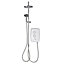 Triton T80 Easi-Fit+ DuElec Gloss Chrome effect Electric mixer Shower, 10.5kW