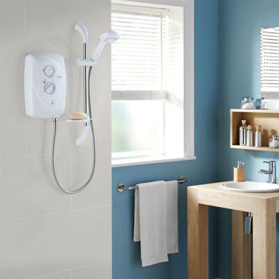 Triton T80 Easi-Fit White Electric Shower, 8.5kW