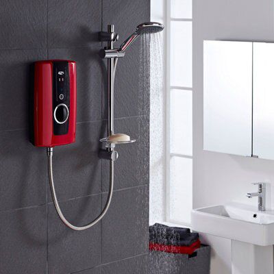 Triton Temptation Red Electric Shower, 8.5kW