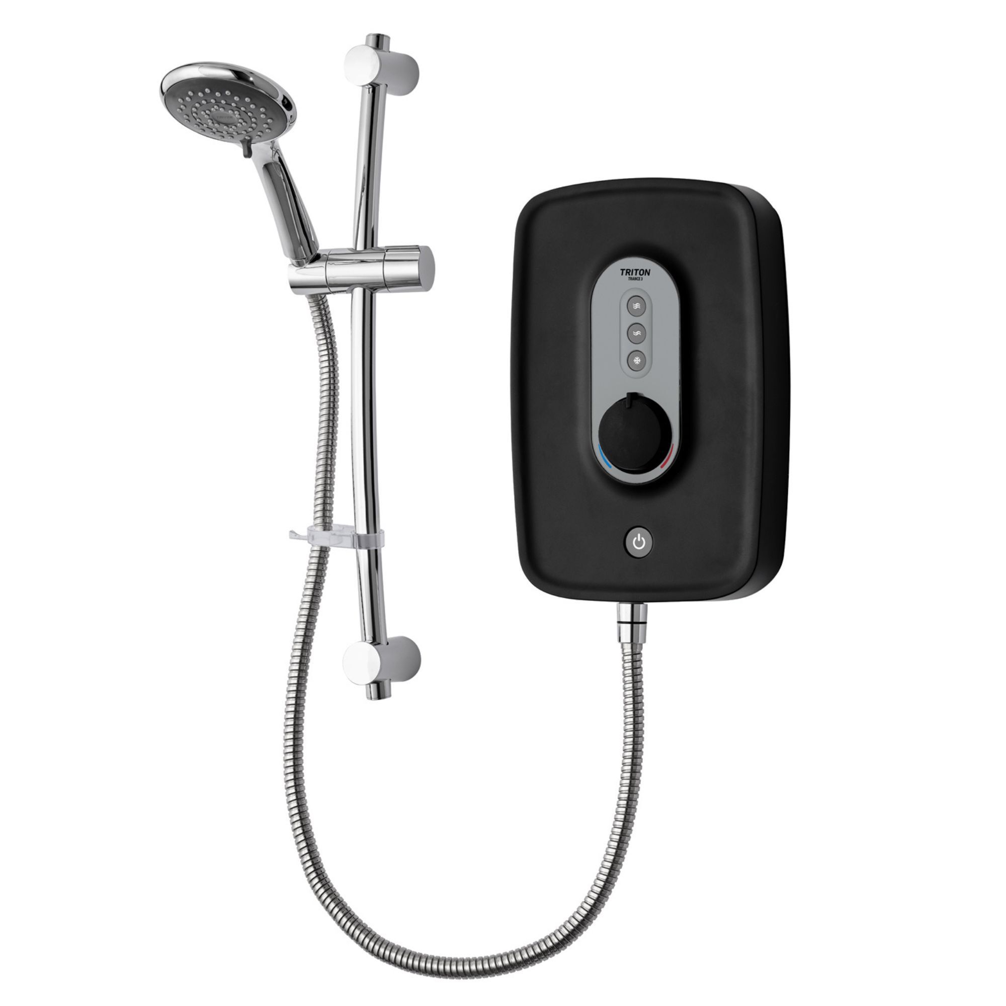 Triton Trance 3 Matt Black Electric Shower, 9.5kW DIY at B&Q