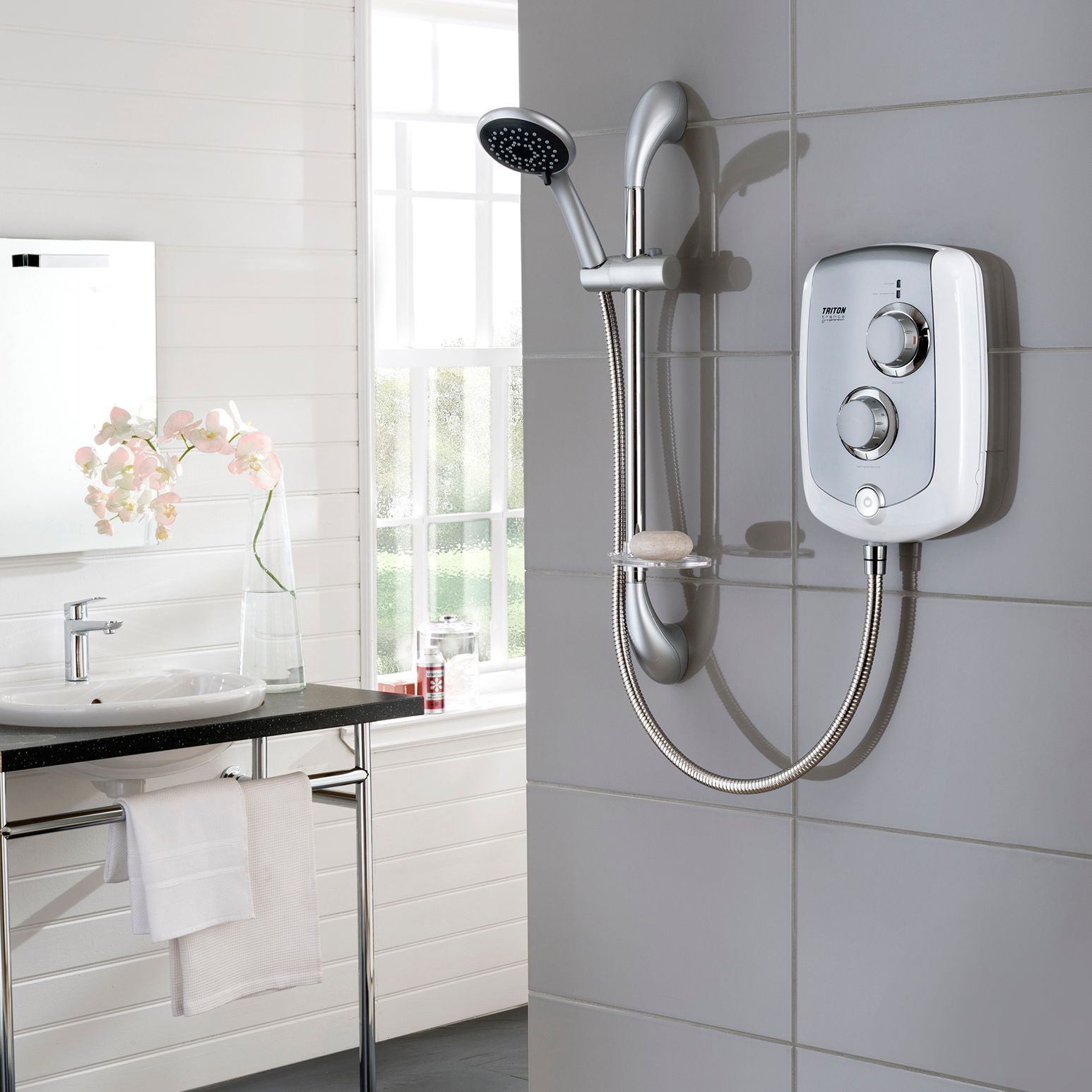 Triton Trance White Electric Shower, 10.5kW