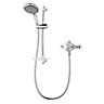 Triton Verne Gloss Chrome effect Wall-mounted Thermostatic Mixer Shower