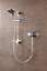 Triton Verne Gloss Chrome effect Wall-mounted Thermostatic Mixer Shower