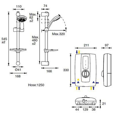 Triton White Electric Shower