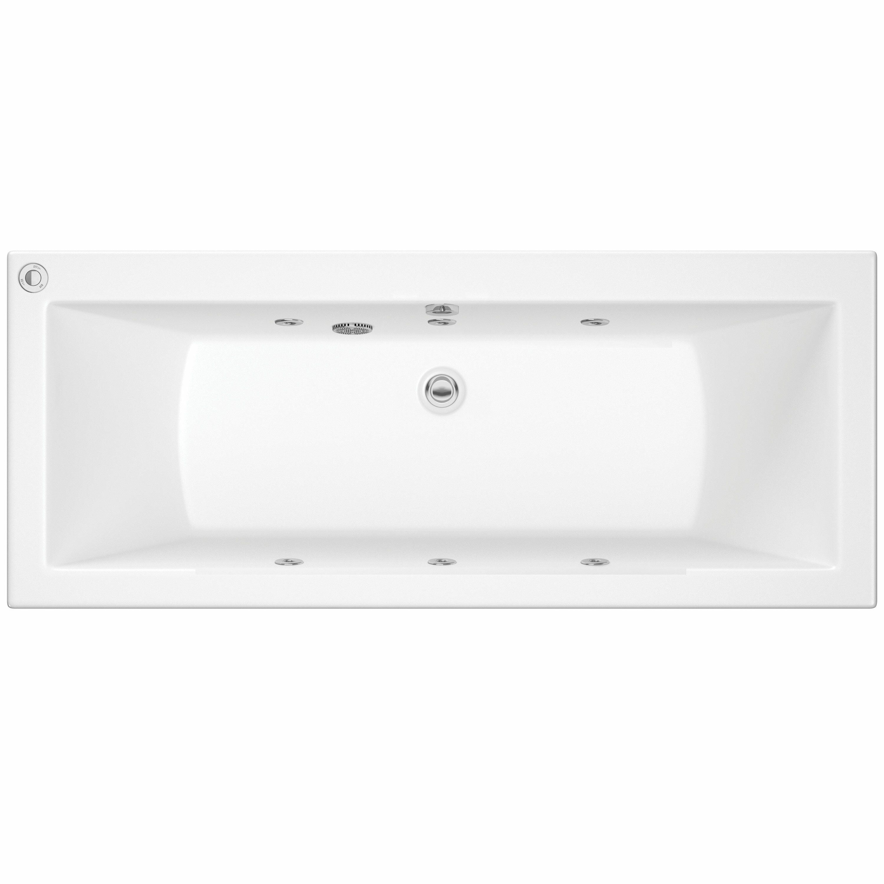 Trojan Baths Arezzo White 6 Jet Bath spa system