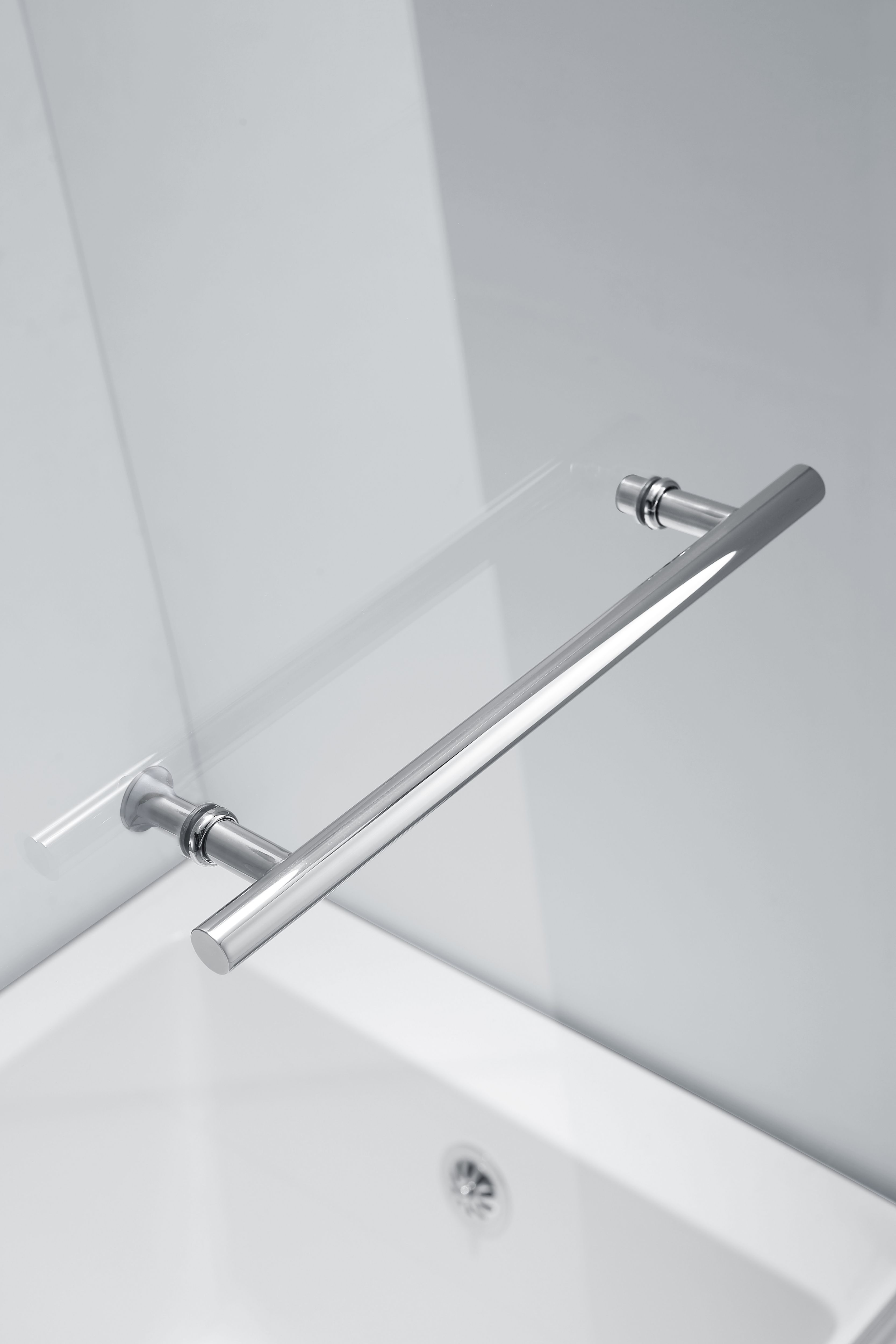 Trojan Baths Solarna White L-shaped Left-handed Single ended Bath, panel & screen set with 12 jets (L)1700mm