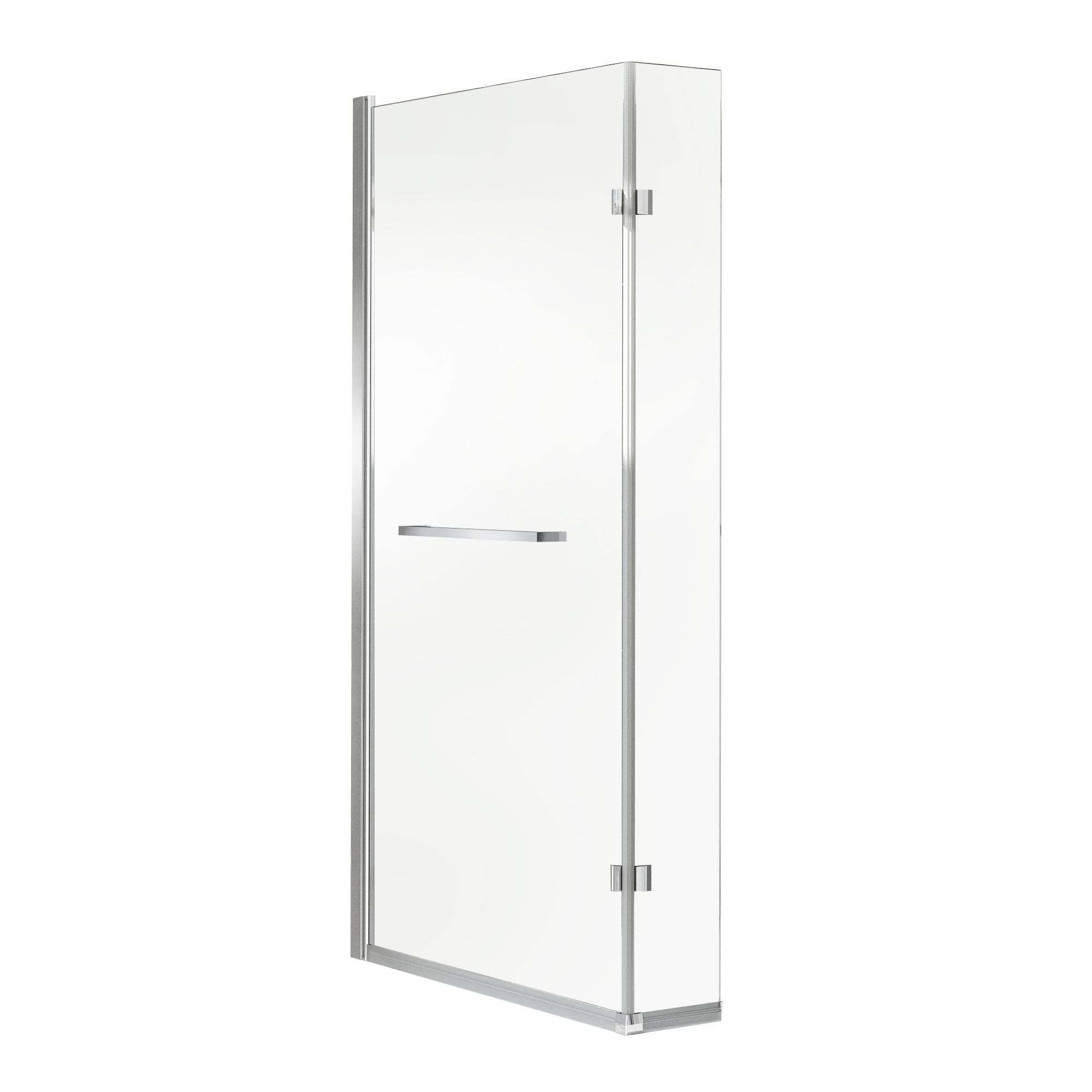 Trojan Baths Solarna White L-shaped Right-handed Single ended Bath, panel, screen & air spa set with 6 jets (L)1700mm