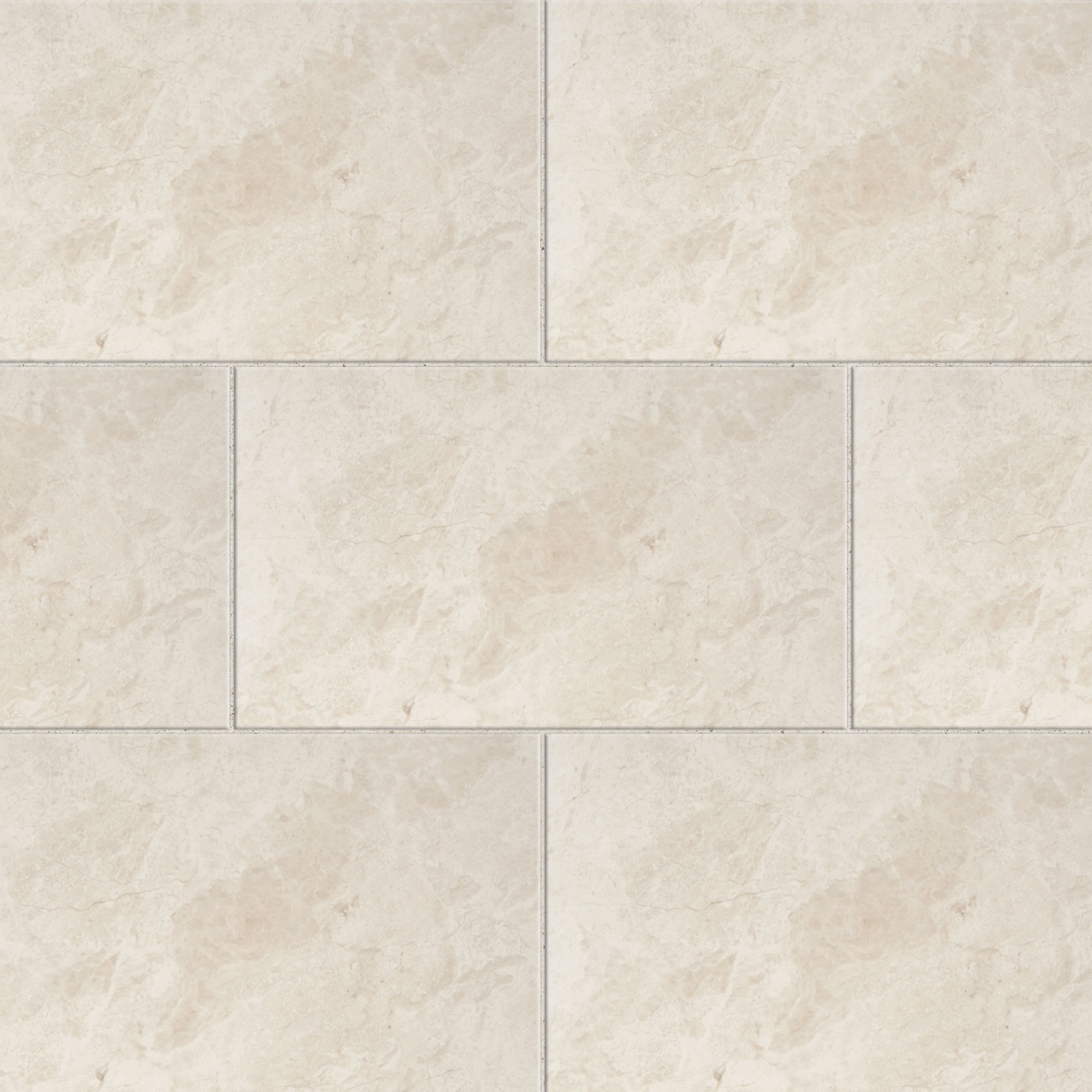 Troy Haver Chalk Matt Travertine Stone effect Ceramic Indoor Wall & floor Tile, Pack of 6, (L)300mm (W)600mm